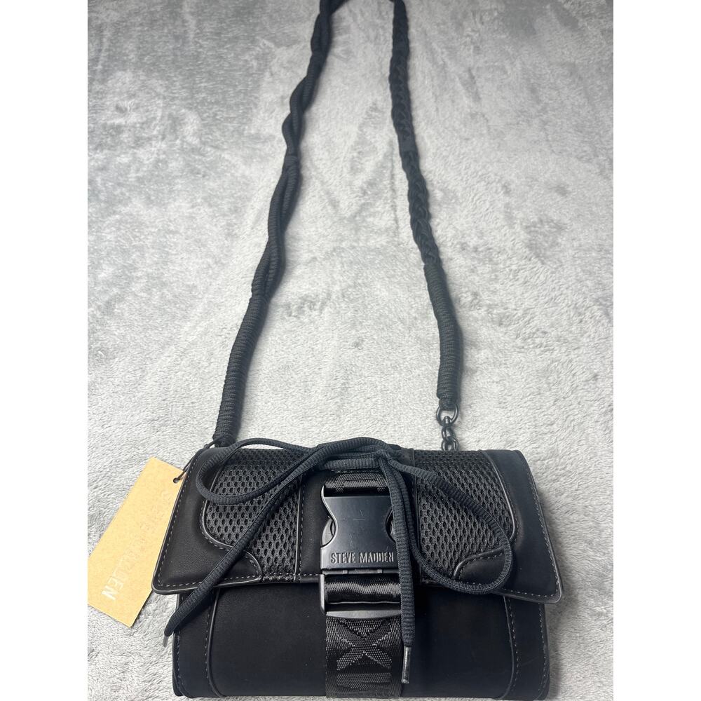 Steve Madden BDiego Sporty Athletic-Inspired Crossbody in Black - NEW With Tags